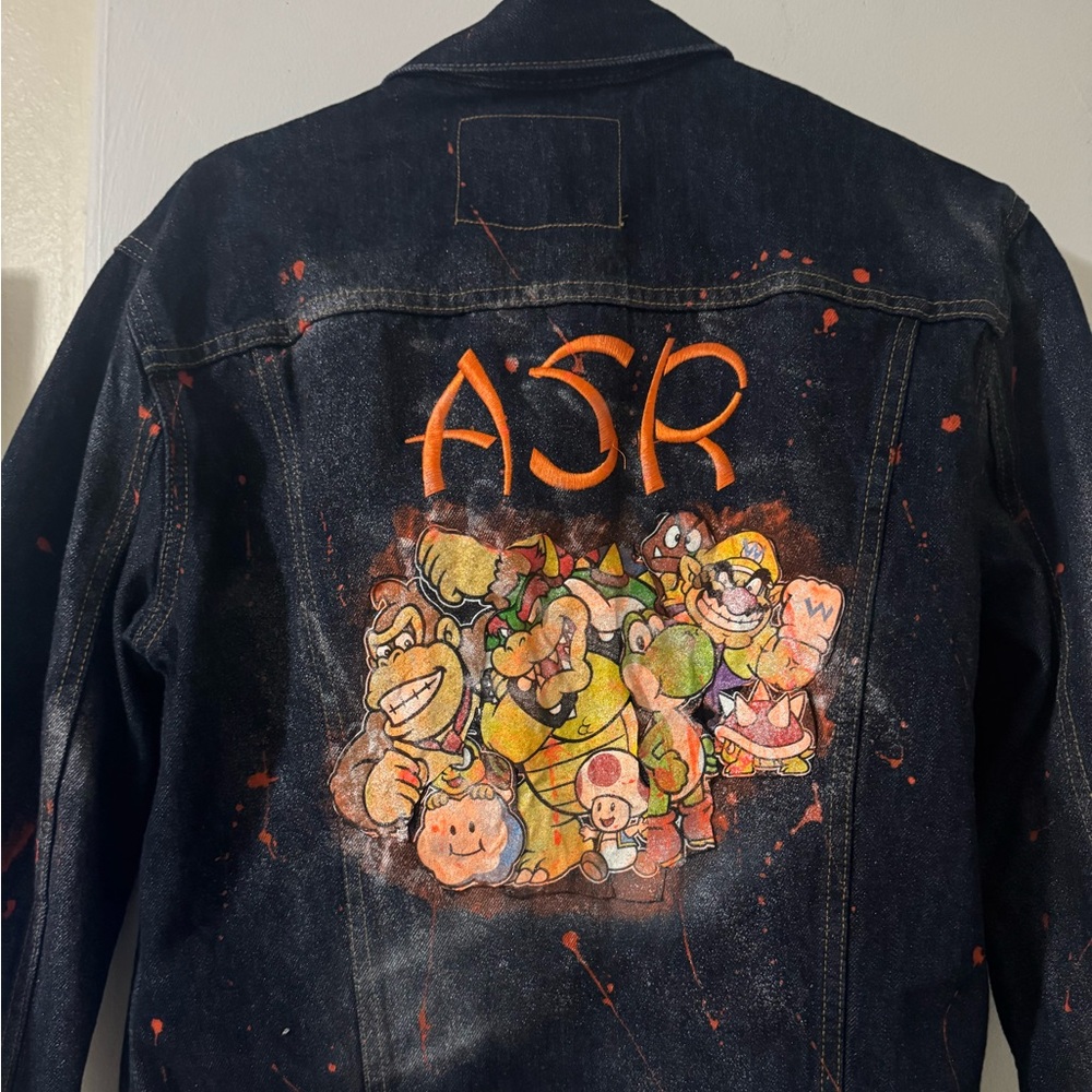 Super Mario Levi’s customize jacket